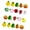 20, variant on 10/20/30Pcs Fruit Shaped Art Beads Hand Painted Glass Beads Jewelry Crafting Supplies For Adults Handmade Craft