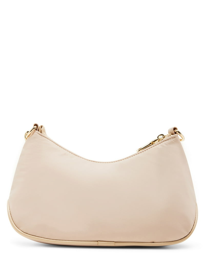 Madden NYC Women's Chain Crossbody Handbag with Pouch, Khaki