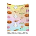thumbnail image 3 of Nkmbld Halloween Fleece Throw Blanket, Soft Fuzzy Plush for Couch Sofa or Bed, Luxury Flannel Lap Blanket for Halloween Harvest Gifts and Home Decor, 3 of 7