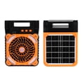 thumbnail image 1 of Solar Powered Camping Fan, Portable Solar Fan, 5200Mah Rechargeable Solar Powered Camping Fan with LED Lantern, Folding USB  Port Camping Fan Power Bank for Home Outdoor, 1 of 8