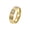 Gold, variant on Couple Ring Geometric Facet Design Titanium Steel Brushed Finish for Wedding Silver 10