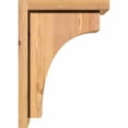 thumbnail image 3 of 7 1/2"W x 10"D x 14"H Huntington Smooth Corbel w/Backplate, Western Red Cedar, 3 of 9