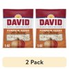 (2 pack) DAVID All Natural Pumpkin Seeds, 5 oz.