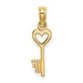 thumbnail image 4 of 10k Key w/ Heart Charm, 4 of 4