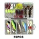 thumbnail image 3 of Kit De Señuelos De Pesca 59/84/122/164 Uds Kit de señuelos de pesca multifunción pesca Metal Jig equipo de pesca, 3 of 8