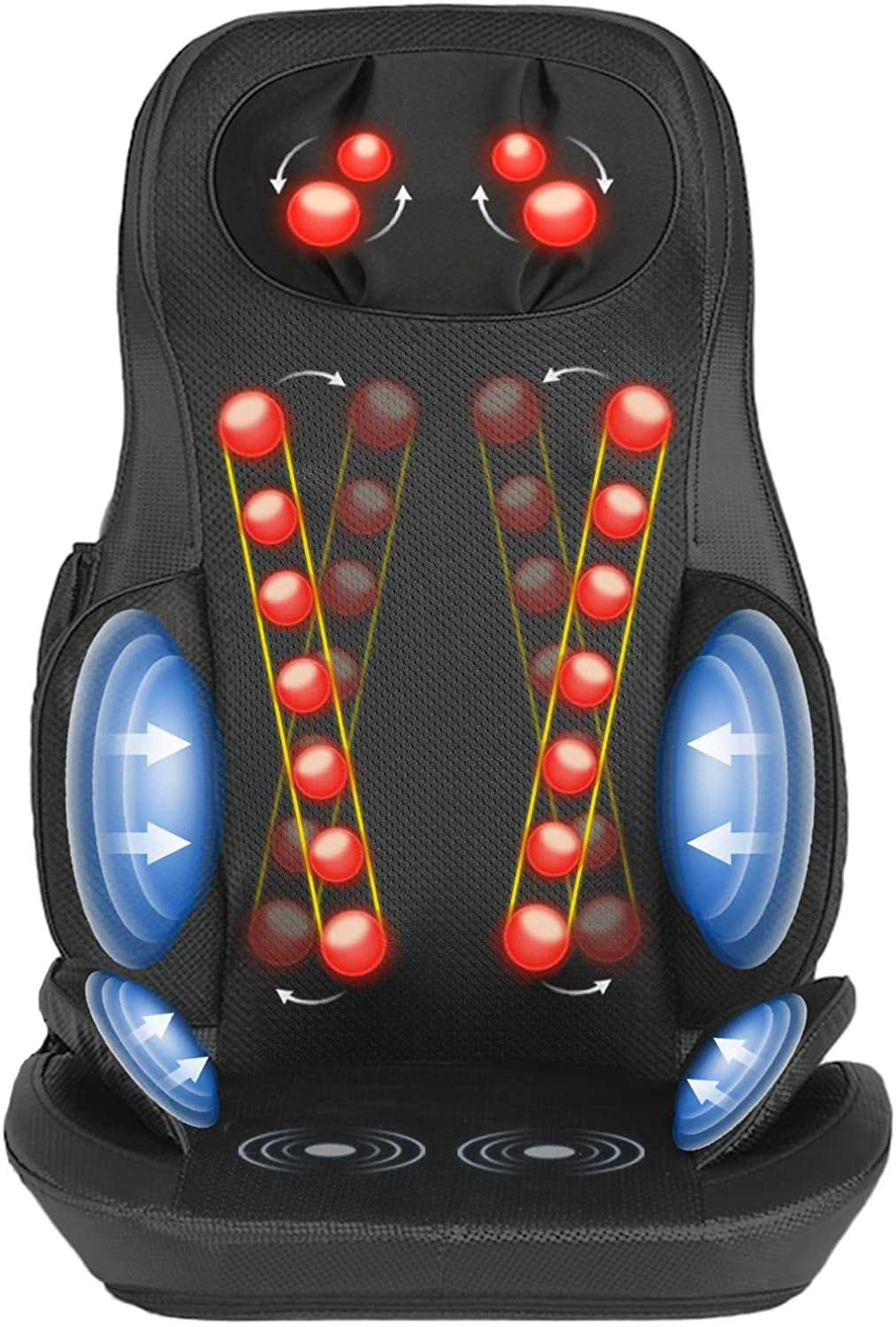 Nager Electric Neck & Back Massager Kneading & Rolling Massage with