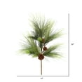 thumbnail image 2 of Vickerman 30" Boulder Pine Artificial Christmas Spray. Includes 2 sprays per pack., 2 of 3