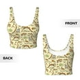 thumbnail image 5 of Lsque Cartoon Dinosaurs Printed Women'S Sports Bra, Compression, Moisture Wicking, High-Impact Sports Bra For Women,Supportive sports bra-Medium, 5 of 9