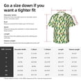 thumbnail image 5 of Fuzoiu Banana Tree Leaves Print Hawaiian Shirt for Men, Summer Beach Casual Short Sleeve Button Down Shirts, Men’s Beach Summer Shirts with Pocket,XX-Large, 5 of 7