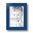 thumbnail image 2 of ArtToFrames 5x7 Inch Blue Picture Frame, This Blue Wood Poster Frame is Great for Your Art or Photos, Comes with Regular Glass (4158), 2 of 8