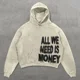 thumbnail image 3 of Sudaderas con capucha con estampado de calavera Retro para mujer, Sudadera con capucha de gran tamaño con estampado gráfico americano y2k, ropa de calle gótica para parejas, estilo Harajuku, 3 of 3