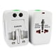 thumbnail image 3 of Adaptador de viaje universal de 1500 W, 2 puertos USB, adaptador de enchufe internacional multifuncional seguro para niños, cargador de pared de 100, 3 of 12