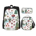 thumbnail image 1 of Fotbe Frog and Forest Plants Set Escolar 3 en 1 para Niños - Mochila Duradera con Lonchera Aislante y Estuche para Lápices - Mochila Escolar para Niños y Niñas, 1 of 7