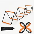 thumbnail image 1 of Versatile Butterfly Agility Ladder with Foldable Design for Kids' Physical Training, Soft Rope Grid for Coordination and Endurance Exercises, 1 of 7
