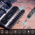 thumbnail image 3 of ZNikoyidy 180 in 1 Electric Screwdriver Set, Power Screwdriver, Precision Screwdriver Set, 3 Torque Modes with 162 Magnetic Preci, 3 of 6