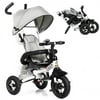6-In-1 Kids Baby Stroller Tricycle Detachable Learning Toy Bike-Gray