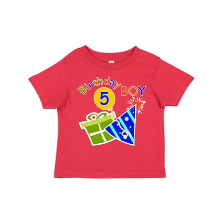 

Inktastic Birthday Boy 5th Birthday Boys Toddler T-Shirt