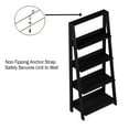 thumbnail image 3 of Lavish Home 4-Tier Ladder Bookshelf for Home Storage and Display (Black), 3 of 8