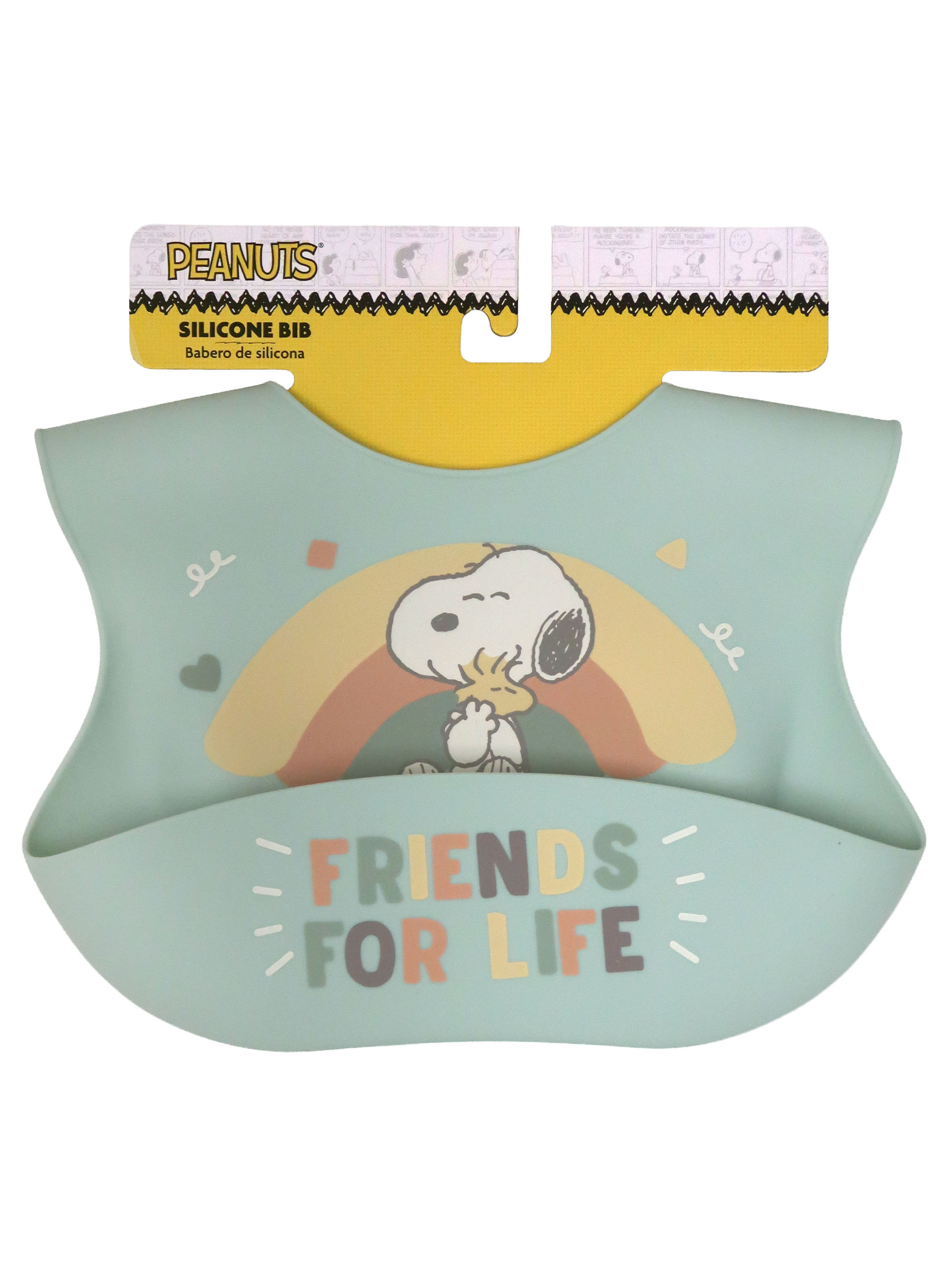 Peanuts Snoopy Silicone Scoop Bib, Unisex photo 1
