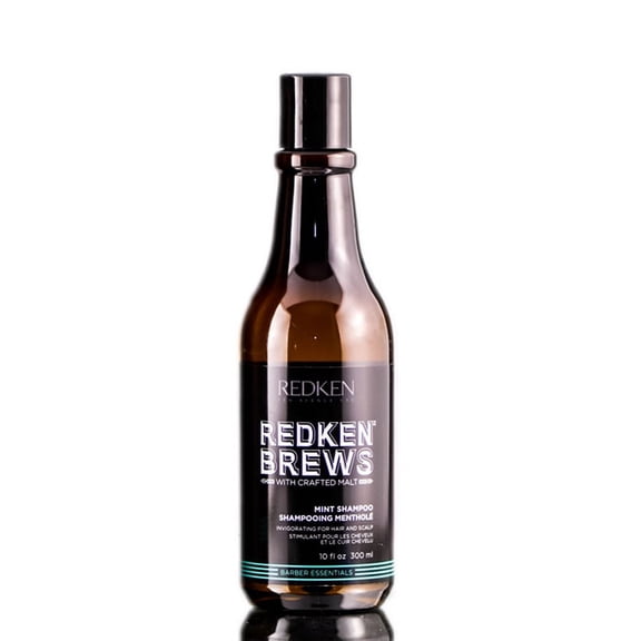 Redken Brews Mint Shampoo - 10 oz - Pack of 1 with Sleek Comb