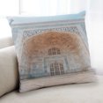 thumbnail image 1 of Ahgly Company Sites Taj Mahal Coussin d'Intérieur, 18 Pouces par 18 Pouces, 1 of 6