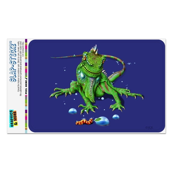 Rainforest Iguana and Caterpillar Home Business Office Sign