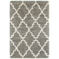 thumbnail image 5 of Style Haven  Menlo Quatrafoil Shag Rug Grey/Cream 5'3" x 7'6" Polypropylene,Synthetic Geometric,Trellis 5' x 8' Indoor,Shag Living Room,Bedroom,Dining, 5 of 5