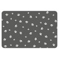 thumbnail image 2 of Absorbent Pet Feeding Mat for Dogs and Cats, Waterproof Non-Slip Dog Food and Water Bowl Mat, Easy Clean, Stain Resistant, Multiple Sizes, Gray, PVC Material, 2 of 8
