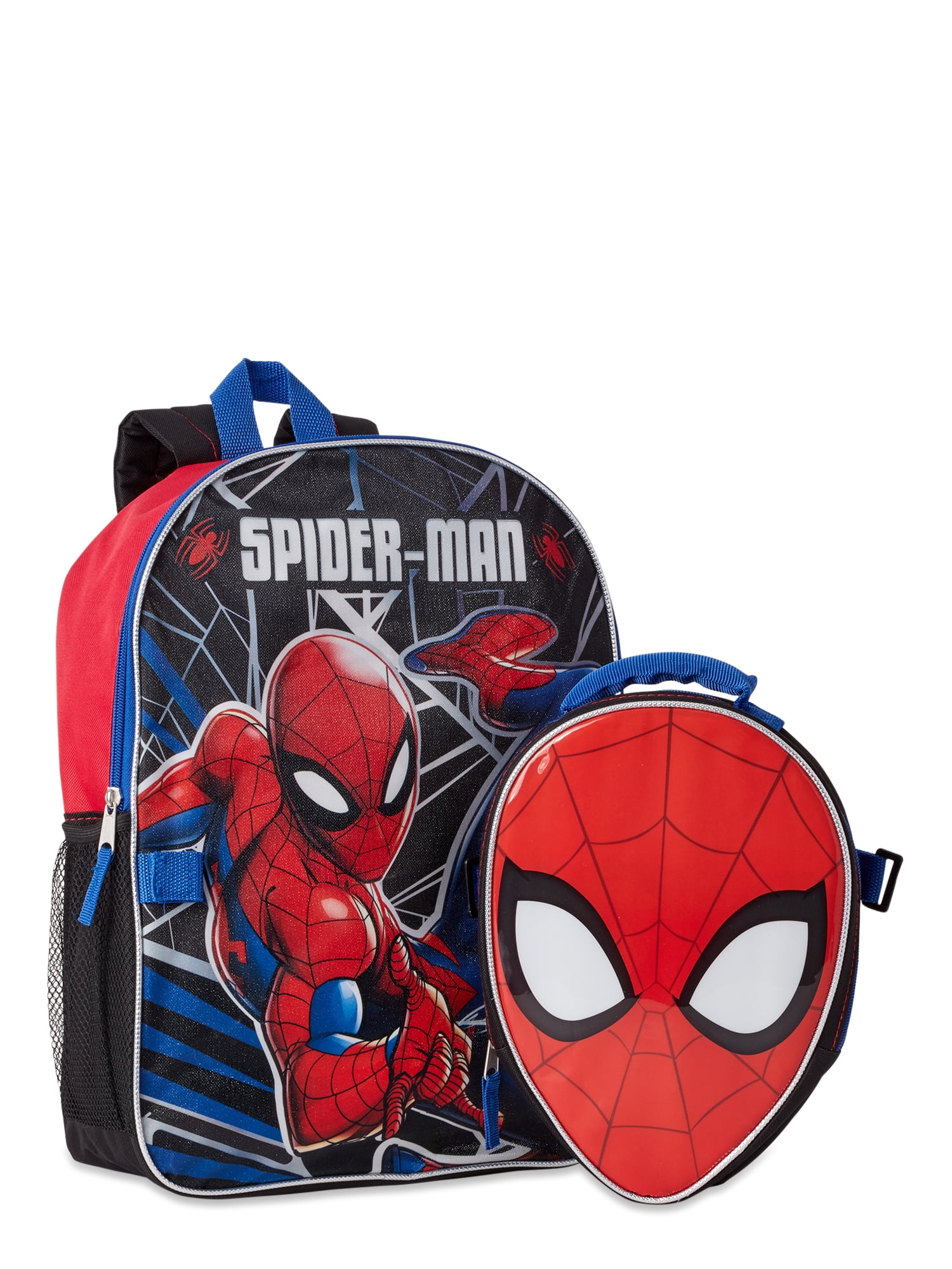 spiderman backpack with lunch bag