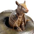 thumbnail image 5 of Urbalabs Western Armadillo in Cowboy Hat Desk Decor Armadillo Art Gifts Figure Western Garden Statues Decor Outdoor Statue Yard Art Sculptures Rustic Yard Decorations (Dillo in Hat), 5 of 7