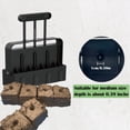 thumbnail image 4 of Gardening Planter, Soil with Comfortable Handle 4 Cell Soil Block Maker 2 Inch Tool Reusable for Seed Starting Germination Grow Seedling No Transplant for Garden Soil Potting, Seed Disseminators, 4 of 8
