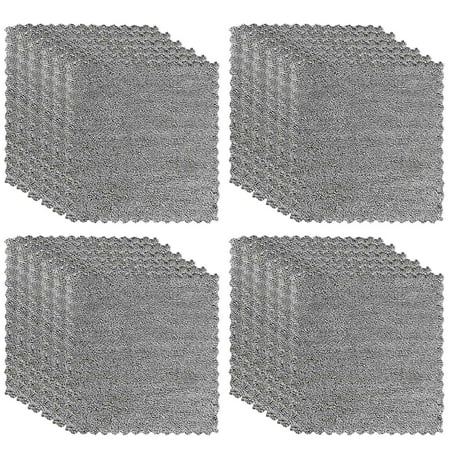NSESSHome 24 Pack Kitchen Cloth Dish Towels Soft Premium Dishcloths Absorbent Microfiber Cleaning Cloth for Cleaning Dishes Kitchen Bathroom Car