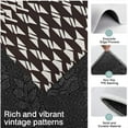 thumbnail image 3 of Black White Geometric Pattern Kitchen Rugs Sets Of 3,Kitchen Runner Rugs Non Skid Washable,Decorative Kitchen Floor Mats for Kitchen,Sink,Laundry,17"x30"+ 17"x47" + 17"x59", 3 of 6