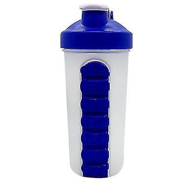 Vaso portátil para agitar pastillas para exteriores, 700 ml, para agua deportiva con tapa