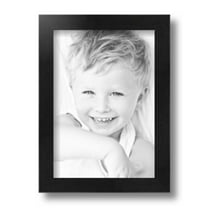 ArtToFrames 7x10 inch Black Picture Frame, Black 7" x 10" Wood Poster Frame (WOM-5141) 1234