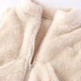 thumbnail image 6 of Generic Kids Plush Vests Outerwear,Sleeveless,Stand Collar,Lightweight,Fall Winter,Fashion,Casual,Soft,Running,Waistcoat,With Pockets, 6 of 7