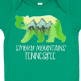 thumbnail image 4 of Inktastic Smoky Mountains, Tennessee Mountains and Bear Shape Boys or Girls Baby Bodysuit, 4 of 5