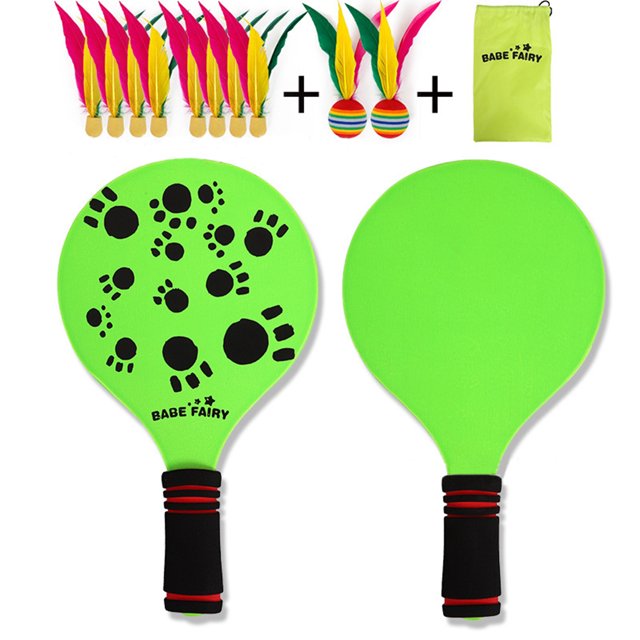 Bangcool Paddle Ball Game Set Creative Paddle Birdies Wind Birdies for Sports Game