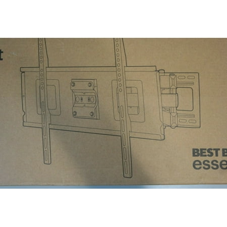 BestBuy essentials Full Motion TV Wall Mount for 47–84 TVs - Black (3B)