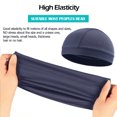 thumbnail image 5 of IC ICLOVER 1/3 Pack Skull Caps for Men Women, Moisture Cooling Breathable Hat Helmet Liner Wicking Beanie Cap for Running, Hiking, Workout, Training, Motorcycle, Workout, Cycling, Riding, 5 of 9
