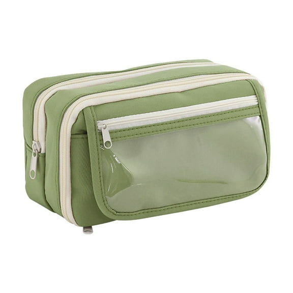 Back to School Supplies Under 1 Pencil Case Aesthetic Zipper Pencil Bag Large Pencil Bag for Teen Girls Boys Students #1162