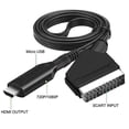 thumbnail image 4 of Scart till HDMI-omvandlare, Allt-i-ett Scart till HDMI-adapter, 1080P, 4 of 5