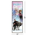 thumbnail image 3 of Frozen - Framed Disney Movie Door Poster (The Cast) (Size: 22" X 63") (Antique Copper Aluminum Frame), 3 of 6