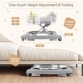 thumbnail image 5 of PRVAETU 5 in 1 Baby Walker,Jumper,Rocking,Push,Eating Mode for Boys Girls,Foldable,Music & Light,Height Adjustable,Wheel for Infant,Start Grey, 5 of 7