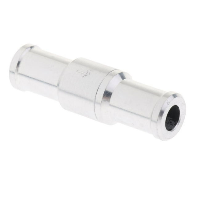 S SERENABLE 12mm 1/2''Fuel Non Return Way Check Valve Petrol Aluminium Alloy