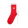 thumbnail image 2 of unbranded 2Pares Calcetines De Con Bordado De Para Año Nuevo Chino Para Uso Diario Y Fiestas, 2 of 7