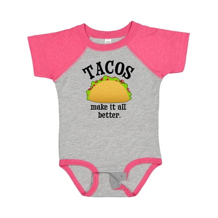 

Inktastic Tacos Make It Better Gift Baby Boy or Baby Girl Bodysuit