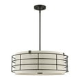 thumbnail image 2 of 55115-92 Livex Lighting Blanchard - 5 Light Pendant In Industrial Style-17.25 Inches Tall and 23 Inches Wide-English Bronze Finish    -Traditional, 2 of 12