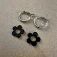 thumbnail image 4 of Nuevos pendientes circulares con hebilla de hueso de oreja para mujeres y niñas, regalos para bodas, compromisos y fiestas, 4 of 5
