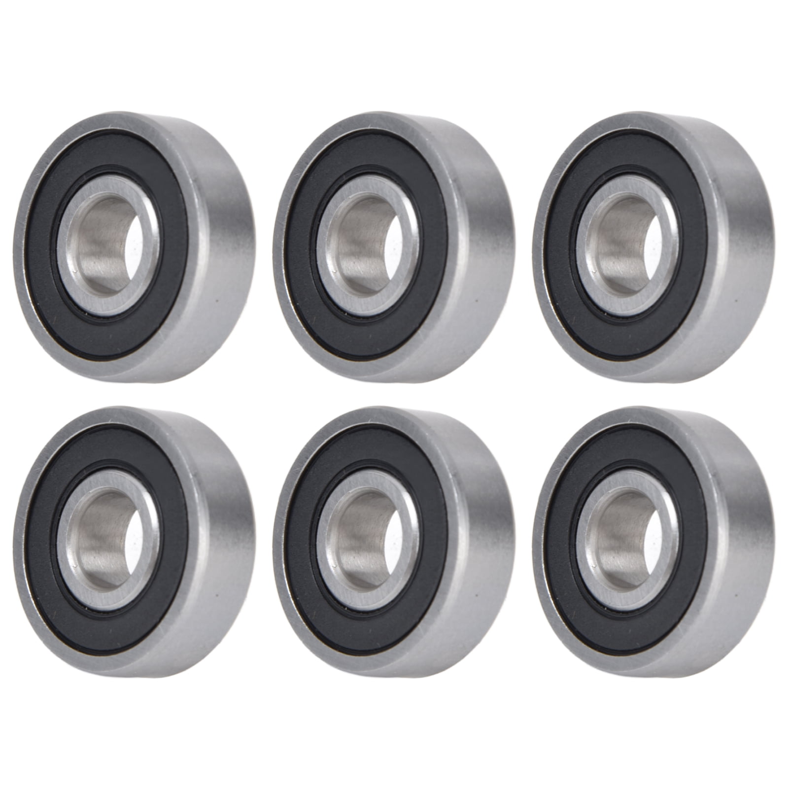 Rubber Sealed Ball Bearings, Load Bearing Steel for Smooth, Quiet Operation, 10 Count